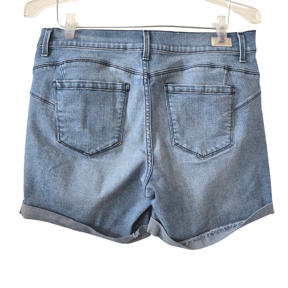 Sequin Distressed Denim Shorts Cotton Casual Size 10 Juicy Couture Womens - Picture 6 of 11